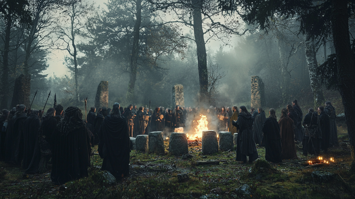 Celtycki rytuał Samhain