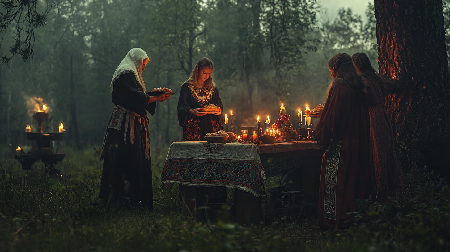 Dziady słowiański rytuał